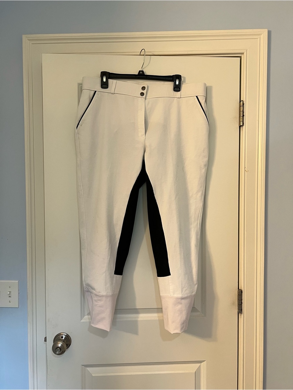 White full seat (suede) Equestrian Breeches dressage